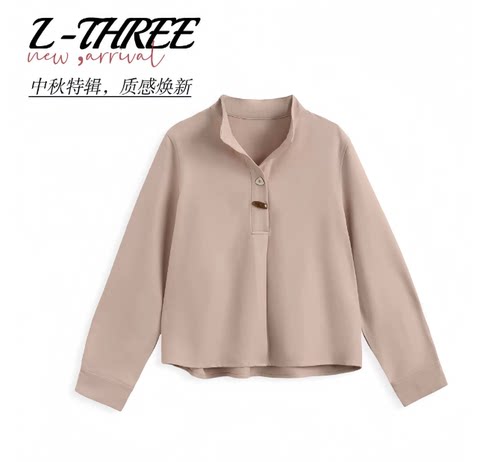 【中秋特辑】L-THREE『高智感』定制异形扣衬衣 L3570