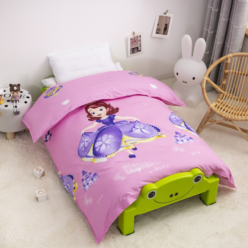 儿童被子幼儿园小孩冬被午睡加厚保暖春秋被芯带被套1.2米可水洗