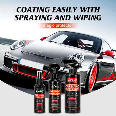 汽车镀膜剂 Car Coating 纳米喷雾镀膜车漆镀晶手喷镀膜蜡全英文