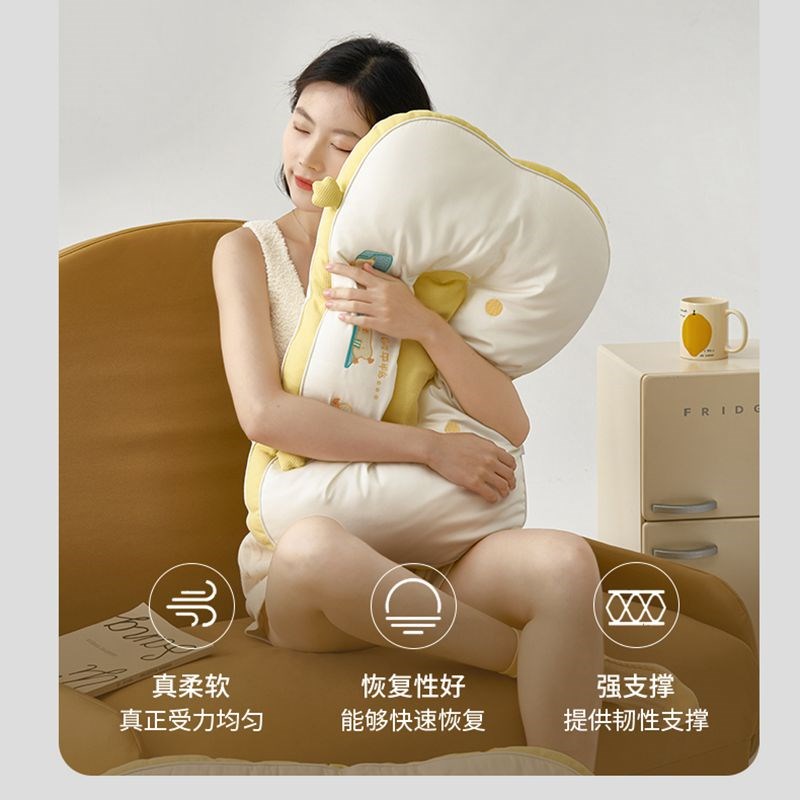 A类高端母婴级蚕丝蛋白枕芯纯棉枕头卡通儿童家用护颈椎整头学生