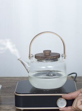 电陶炉煮茶器家用小型迷你小电磁炉智能超薄款煮茶炉玻璃壶专用