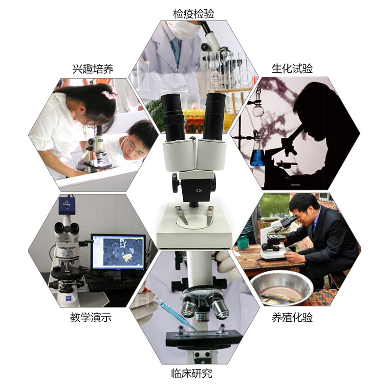 维修显微镜放大40倍双目体视立体全金属专业学生工业电子手机检测