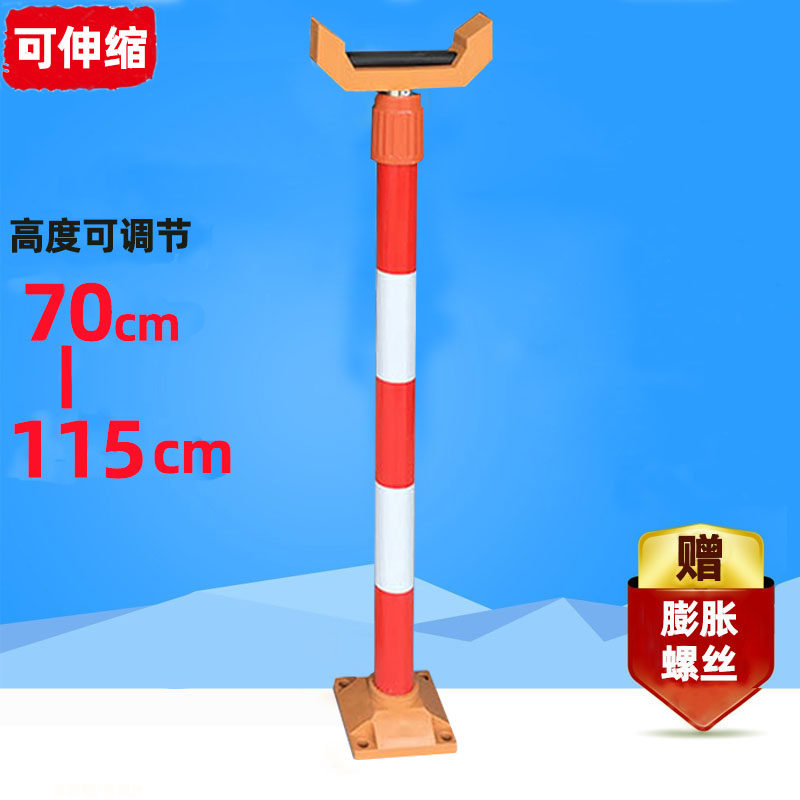 小区栏杆栅栏支架停车场道闸支撑杆门禁起落杆伸缩托架车栏杆支撑图片