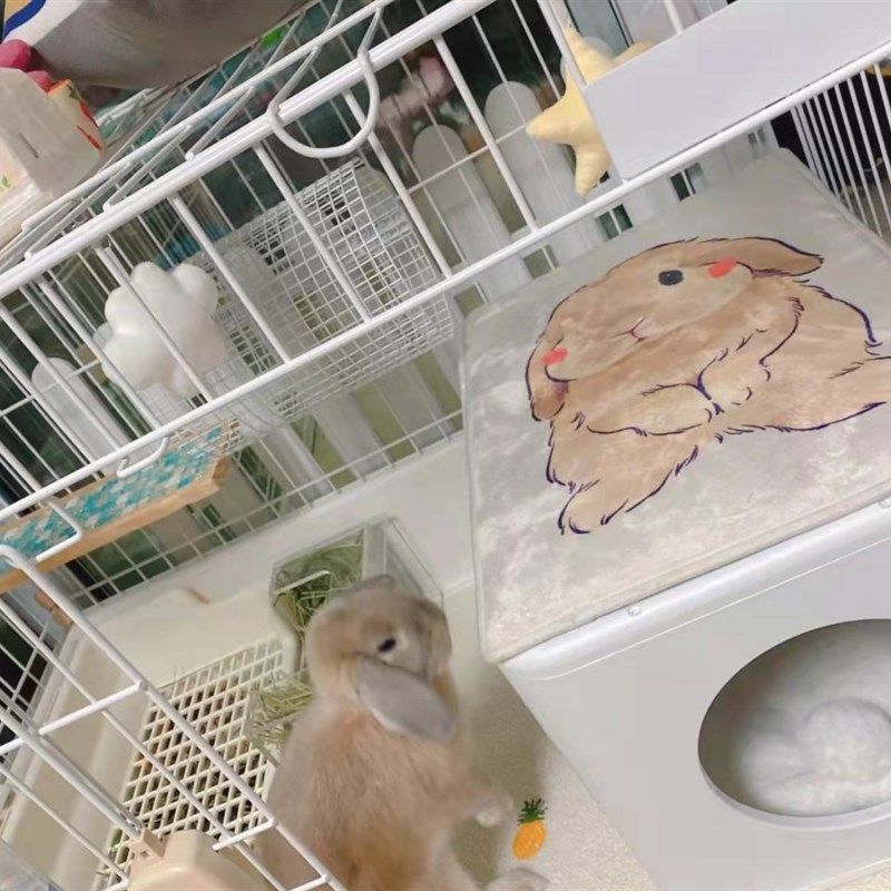 防喷尿兔笼兔子狗狗笼子宠物用品养殖大号室内家用别墅狗围栏