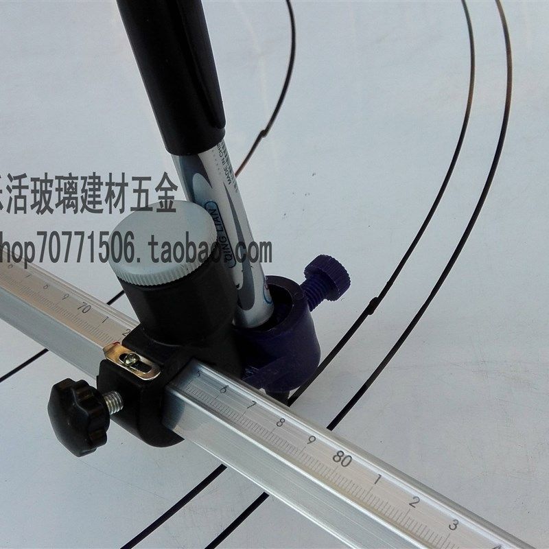 包邮 特大粗杆圆规 铅笔 白板粉笔 记号笔 夹笔器画圆工具 画圆器