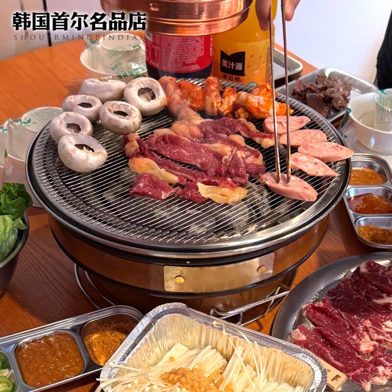 日式烧烤炉商用烤肉店可水洗陶土泥炉碳烤炉四代山葵家用烤肉炉