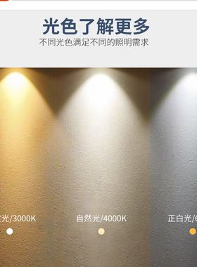 轻奢金边COB射灯嵌入式网红小山丘客厅吊顶背景墙防眩光LED天花灯
