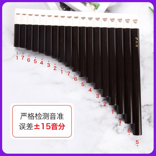 风律牌易学排笛16管18管学生教学专用排箫初学者入门C调排笛乐器