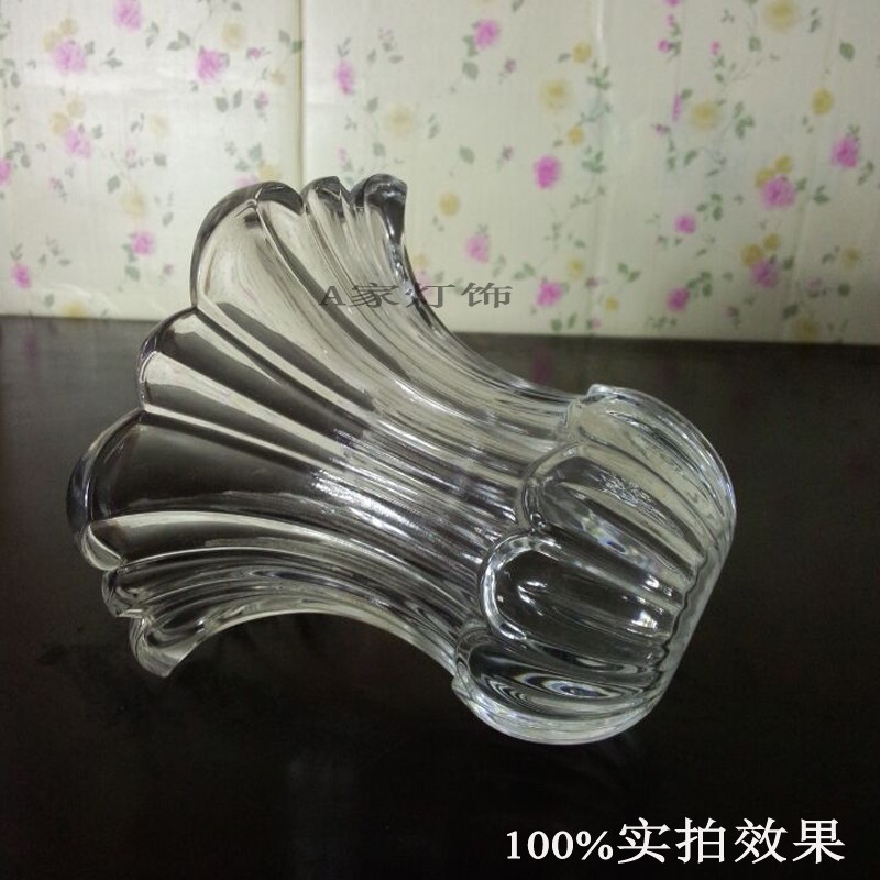 灯具配件 玻璃灯罩 水晶吊灯 蜡烛灯玻璃灯罩 欧式磨砂吊灯灯罩图片