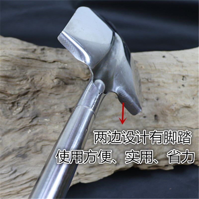 铁铲全不锈钢铲子种花铲铁锹铁锨园艺园林农具用挖树松土工具包邮