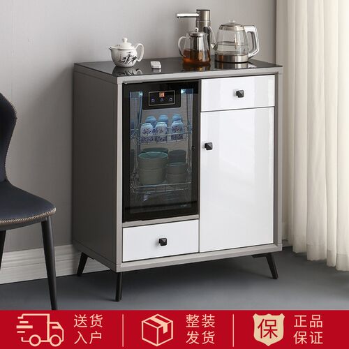 2026新款茶吧机家用全自动饮水机客厅置物柜餐边柜智能实木一体柜