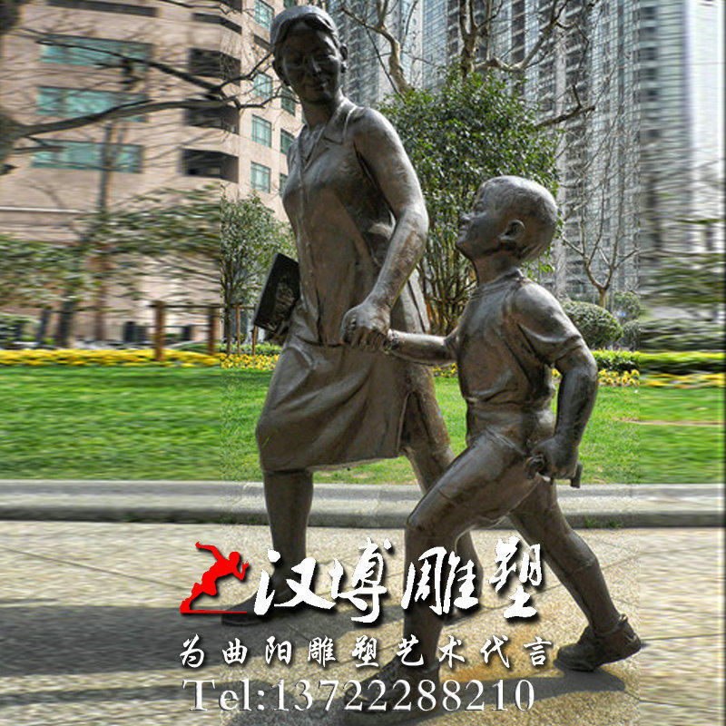 玻璃钢铜雕古代三希堂人物手拿扇子人物公园步行街商业街雕塑小品
