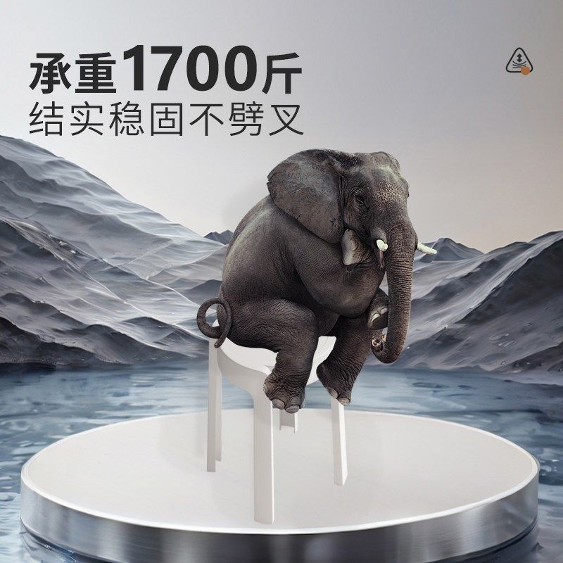 塑料凳子家用结实耐用可叠放板凳客厅餐桌圆凳来客备用加厚风车凳