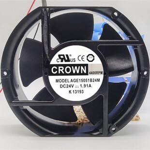 原装台湾crown 24V 17251 AGE15051B24M/J 1.91A大风量变频器风扇