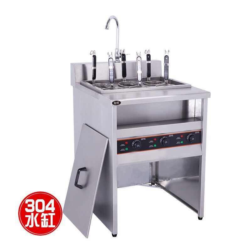 锦十邦立式六6头电煮面炉商用电煮锅多功能煮粉机麻辣烫锅汤面炉