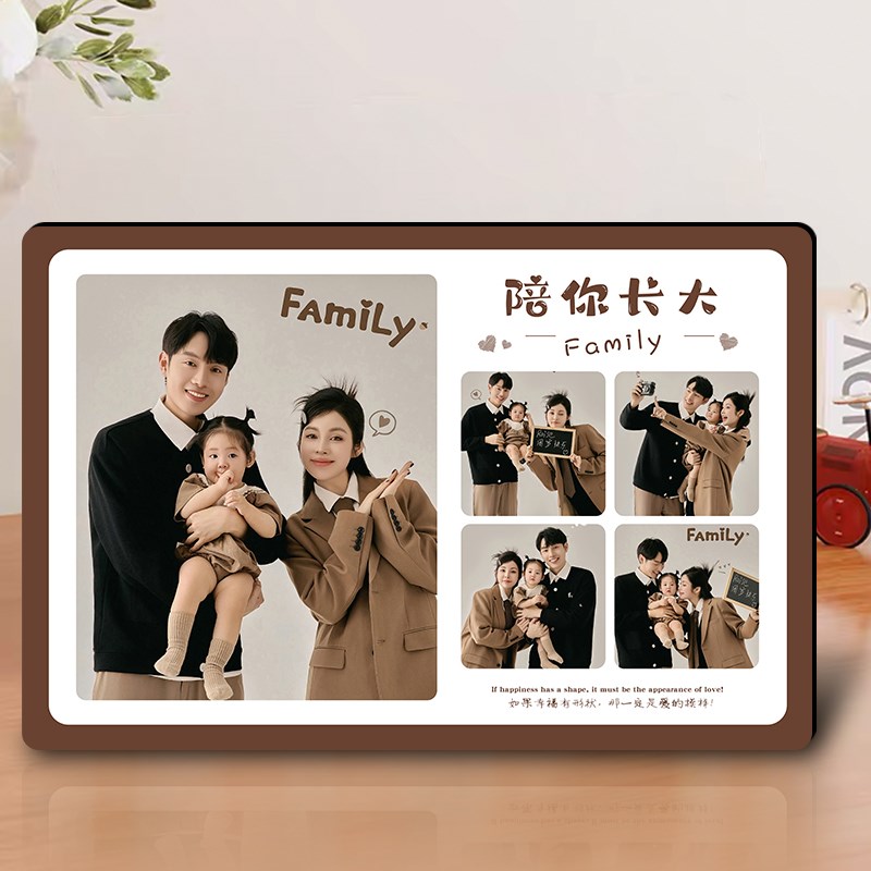 相框摆台照片定制洗照片做成水晶婚纱照挂墙相片打印加相册框制作图片