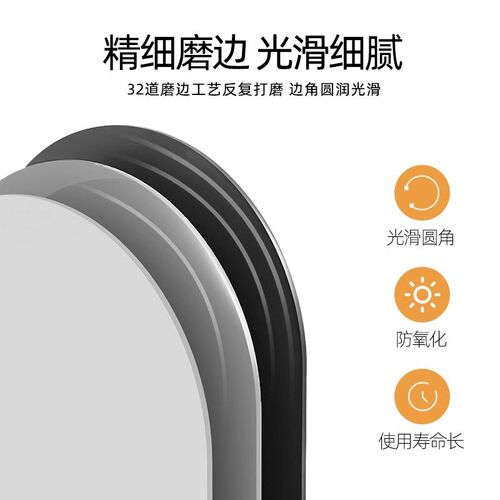 玻璃镜子贴墙自粘高清全身穿衣镜家用免打孔壁挂式高级感大试衣镜