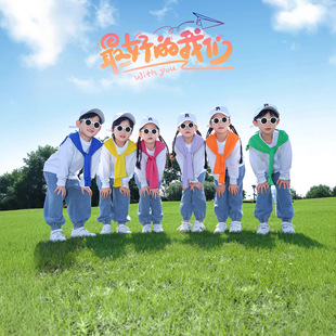 2026新款儿童啦啦队演出服小学生运动会开幕式方阵入场服装幼儿园