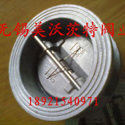 全不锈钢对夹止回阀 蝶式止回阀 DH77X-16P DN50 65 80 100 125