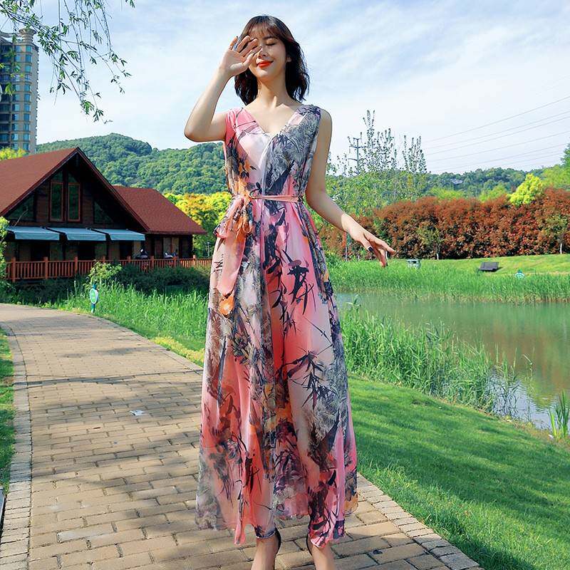 2026新款休闲女装海边度假韩连衣裙