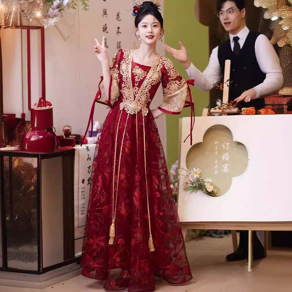 2026新款孕妇敬酒服大码胖m婚纱