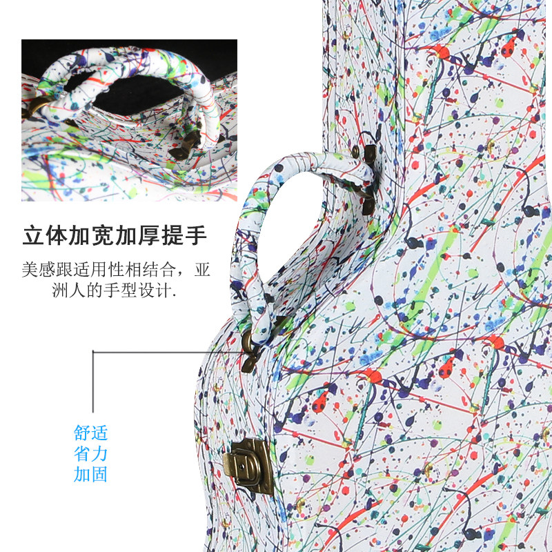 吉他琴盒40寸41寸防水防潮可双肩背民谣木吉他木箱抗压可快递托运