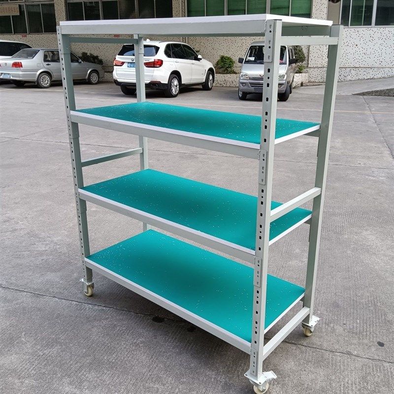防静电老化架货架物料周转车测试灯具架多层USB测试台货架可移动