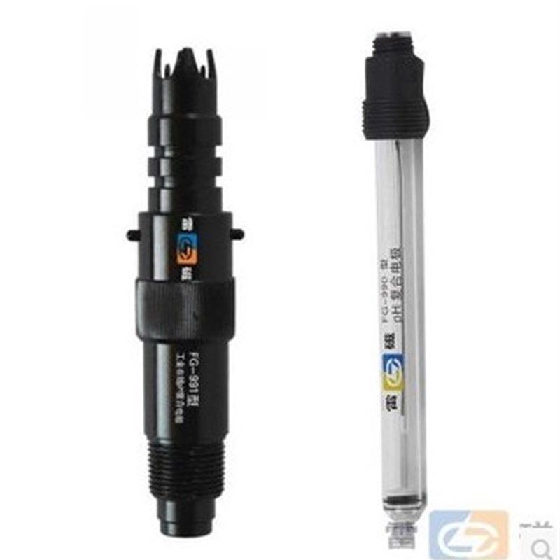 上海雷磁 pH-1074型在线pH指示电极 玻璃PH复合电极 在线PH复