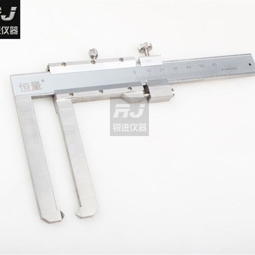 【恒量刹车片游标卡尺/汽车刹车盘厚度检磨损测0-50mm爪长80mm
