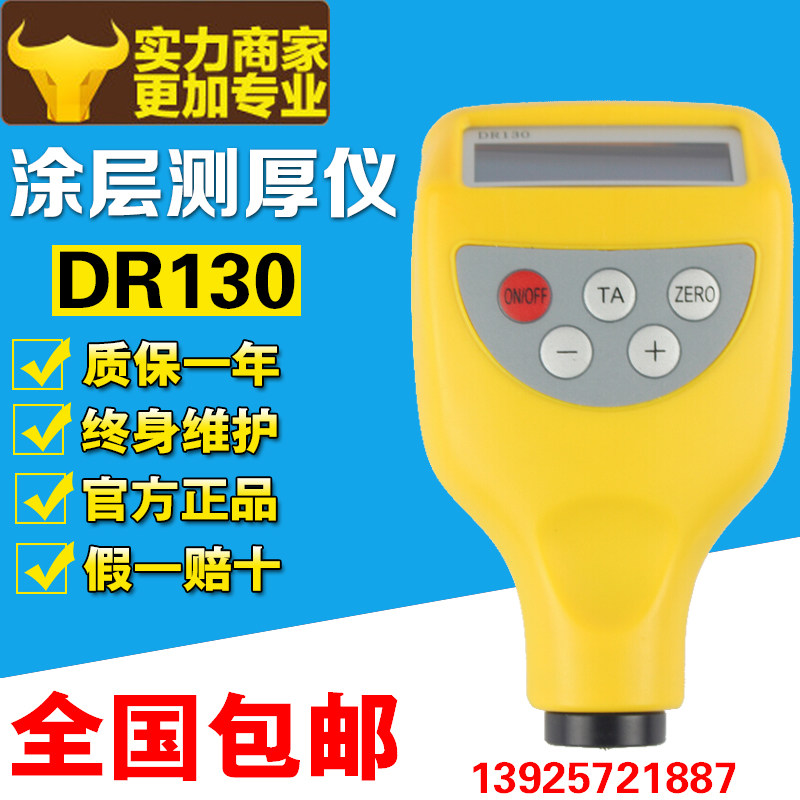 东儒DR120DR130铁基铝基两用汽车漆膜镀锌层磁性膜厚仪涂层测厚仪