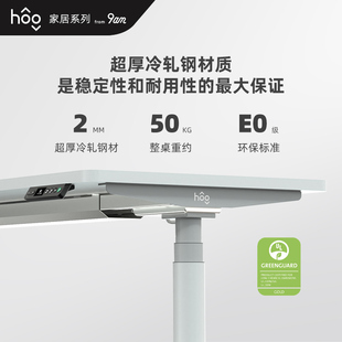 9am升降桌智能电动升降桌电脑办公桌站立家用工作Q台学习书桌Robi