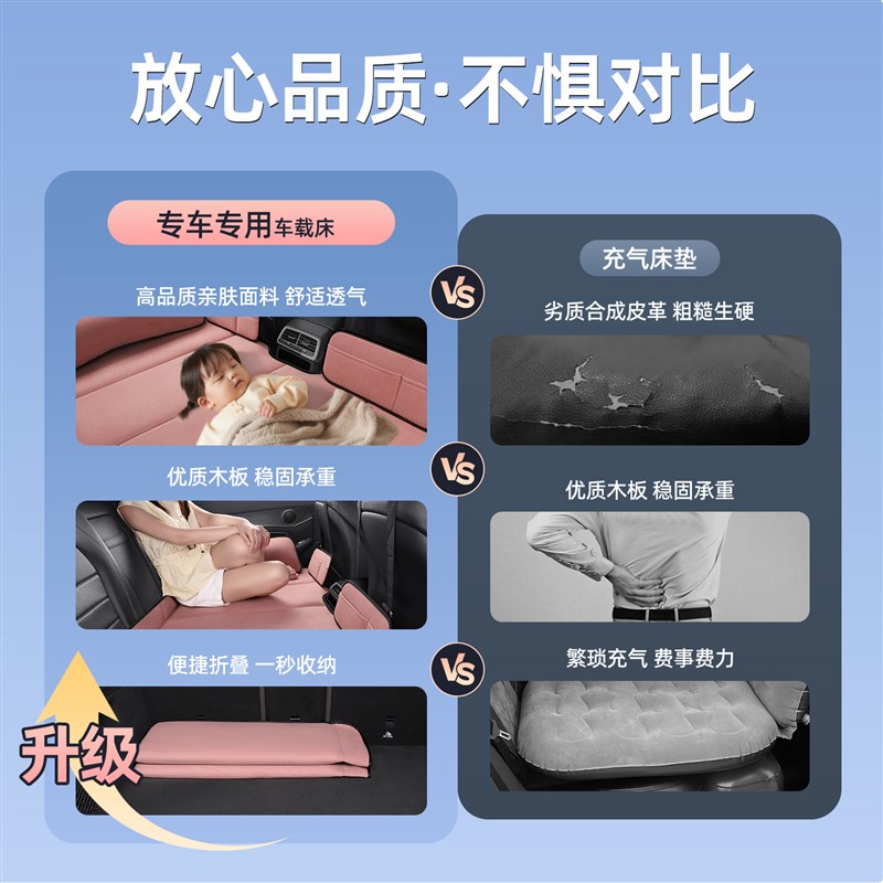专用于大众速腾车载床垫汽车后排睡垫后座折叠小床婴儿童睡觉神器