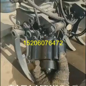 新源轮式挖掘机6575-9挖机抓木机夹子夹具夹木器中央回转接头配件