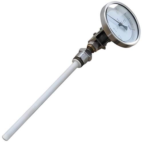 wssf-411衬四氟防腐温度表WSS-411F耐腐蚀温度计1.5级0-150G1/2