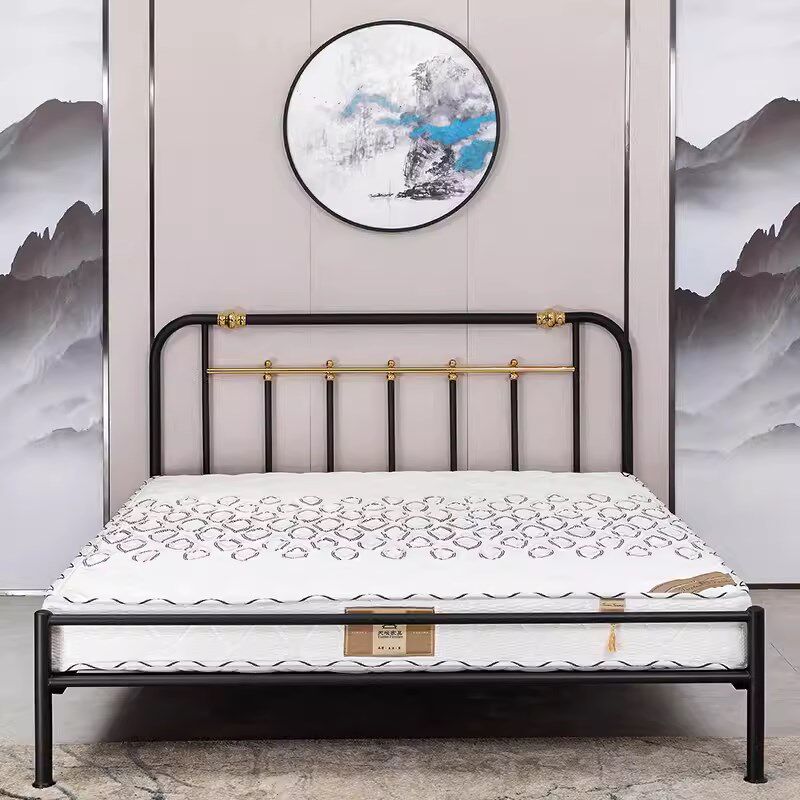 天坛家具 金属钢管铁艺 双人公主铁床钢管床1.5 1.8米 铁架床