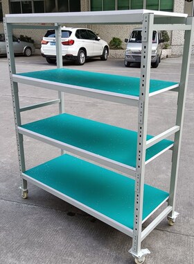 防静电老化架货架物料周转车测试灯具架多层USB测试台货架可移动