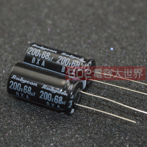 红宝石 Rubycon电解电容200V68UF 12.5X25 68uf200v长寿命 105度
