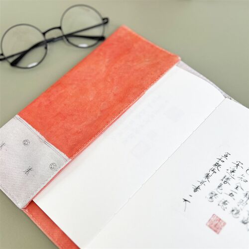 阿尔勒 从麦田看 小众文艺笔记本A5布面书衣a6日记本子书皮手帐本