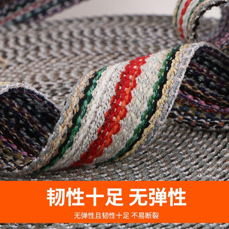 包邮涤纶加棉 防滑耐磨加厚拖车绳 牵引绳车绳汽车宽绳扁绳吊空调