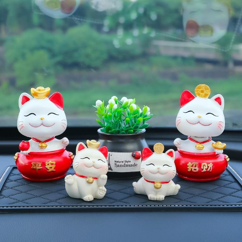 招财猫汽车摆件车载车上用摇头玩偶可爱车内饰品摆件装饰用品大全
