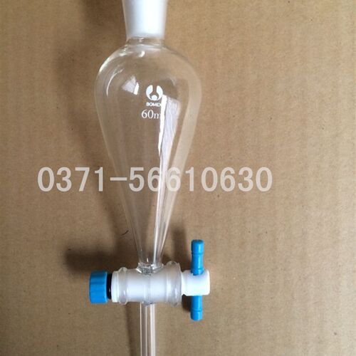 四氟标准磨口聚四氟梨形分液漏斗 四氟梨分锥形漏斗 500ml 史氏