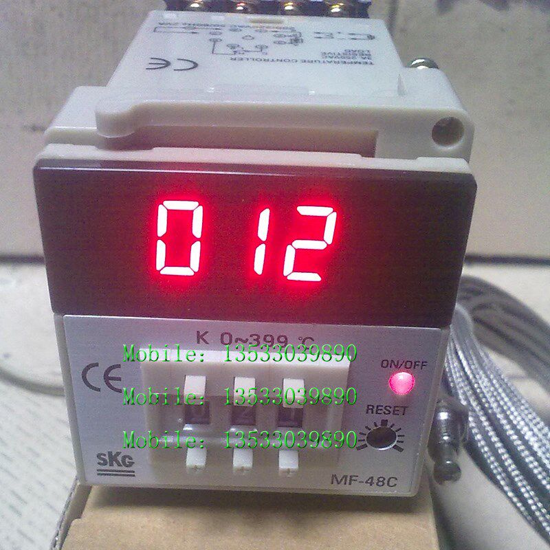 实物拍摄 原装正品台湾SKG 温度 MF-48C 控制仪 温度控制器