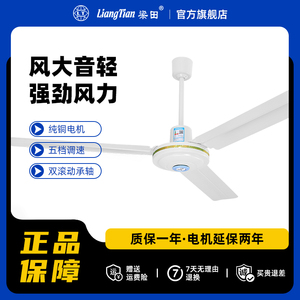 梁田 吊扇家用客厅厨房餐厅工厂宿舍吊扇大风力静音电风扇FC140-3