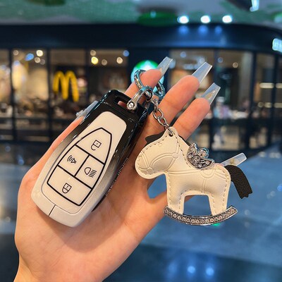 北京汽车BJ40钥匙套BJ80bi60F40 BJ30魔方EU5EU7PLUSX7包扣壳金属