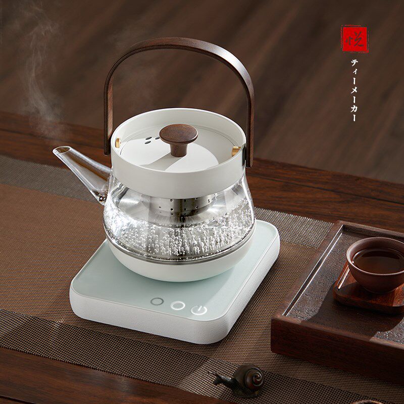 智蔚 高端玻璃电热煮茶壶小型煮茶器 日式恒温电茶壶烧水泡茶器