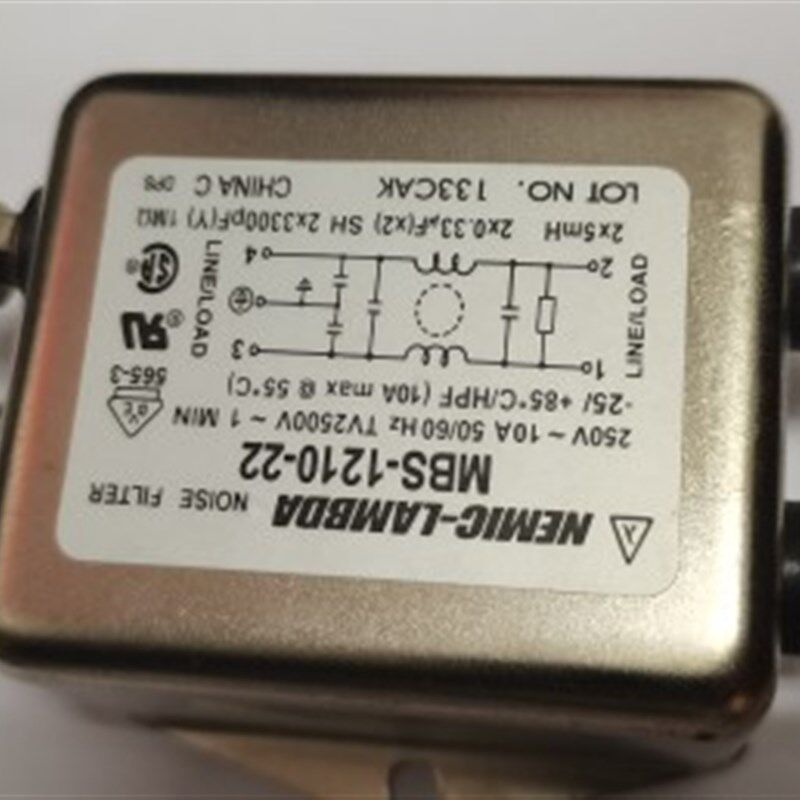MBS-1210-22 NEMIC-LAMBDA NOISE FILTER 日本兰达滤波器 单相10A