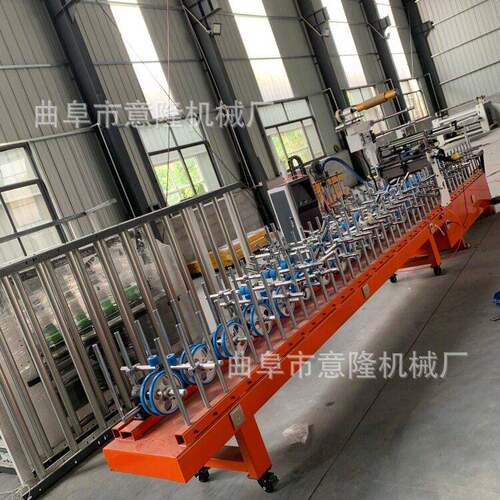 宽窄可调门套线条PUR热熔胶包覆机 整屋快装集成墙板硬包覆机