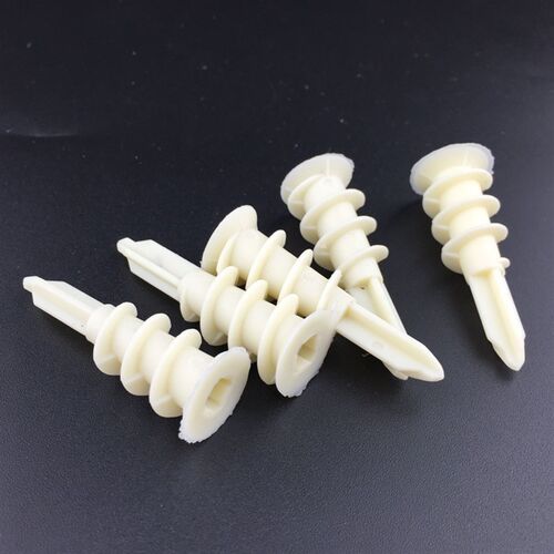 石膏板塑料膨胀管墙塞螺旋式涨管涨塞胀塞胶塞胶栓胶粒锚栓M6M8