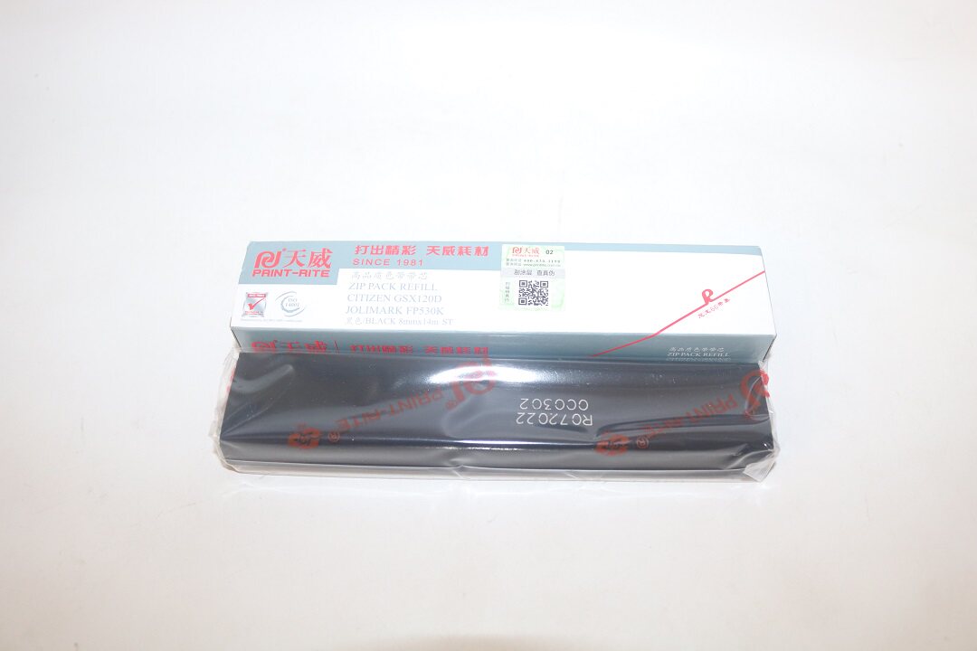 天威高品质色带芯GSX120D Jolimark FP530K 黑色/Black 8MM*14M S