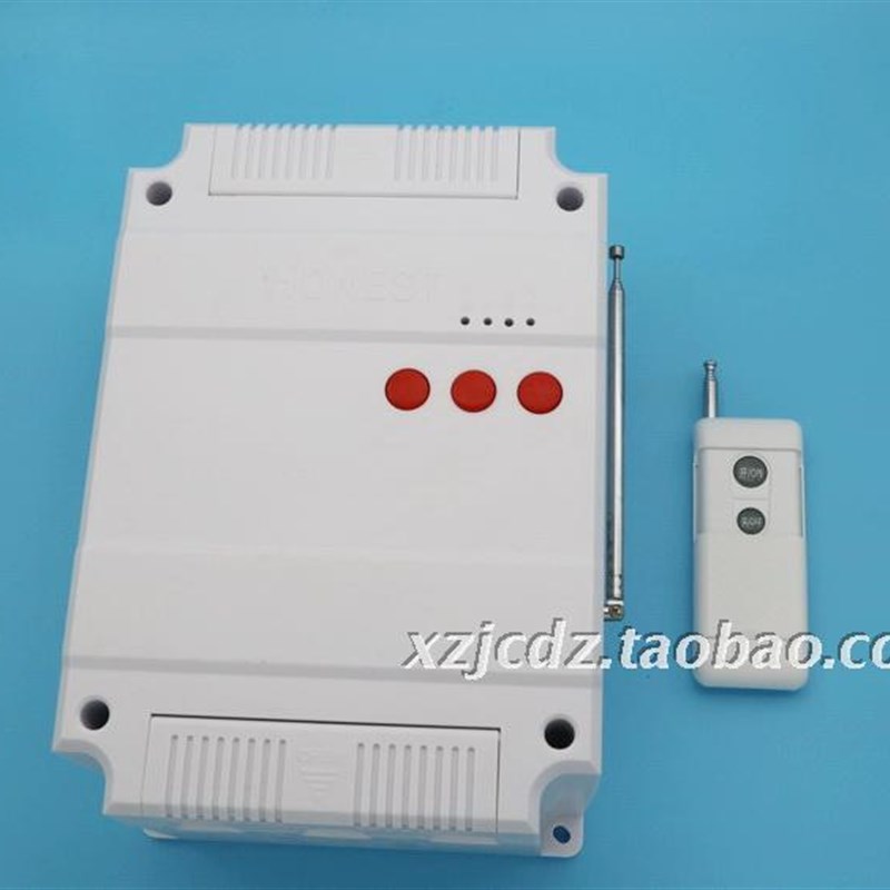 正实380v无线遥控开关大功率遥控器穿墙大棚浇灌电机水泵缺相保护